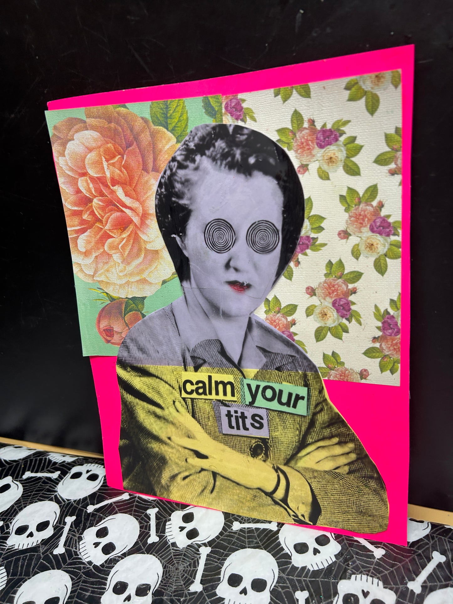 Calm Your Tits {Original Collage}