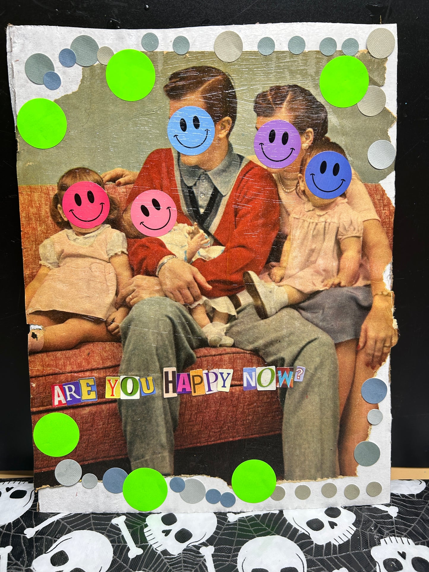 Are You Happy Now? {Original Collage}