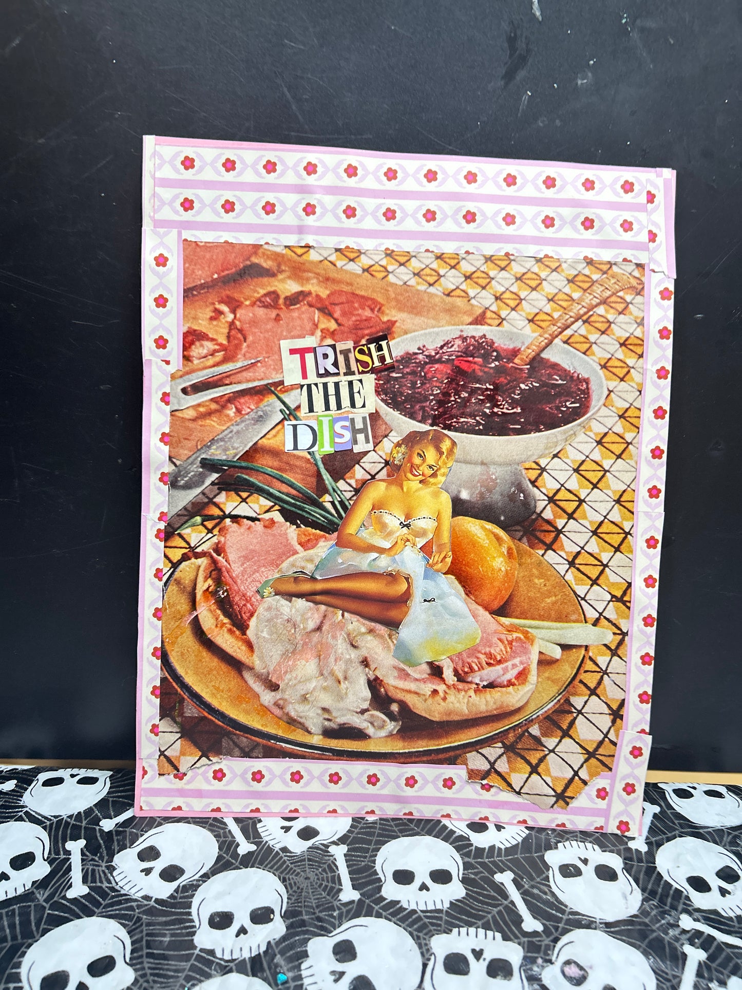 Trish The Dish 3 {Original Collage}