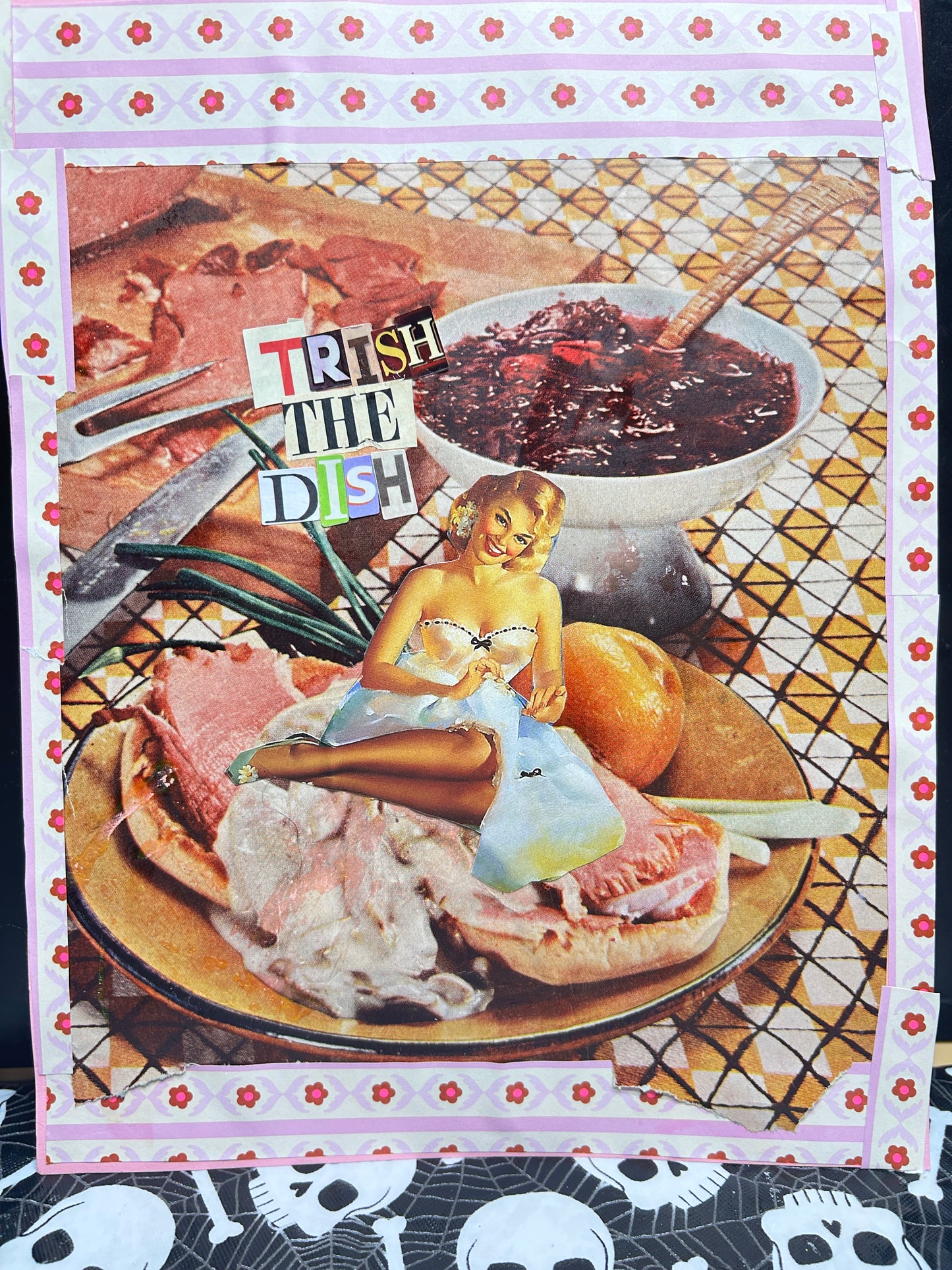 Trish The Dish 3 {Original Collage}