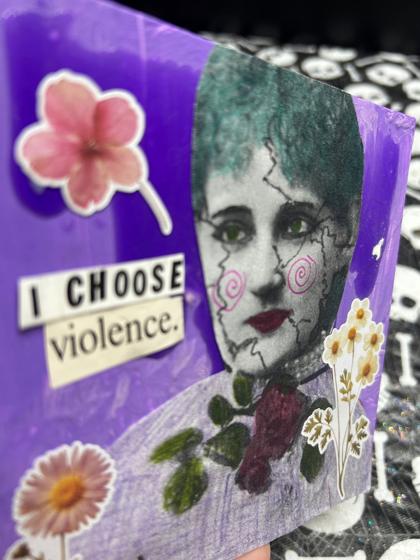 I choose violence {Original Collage}