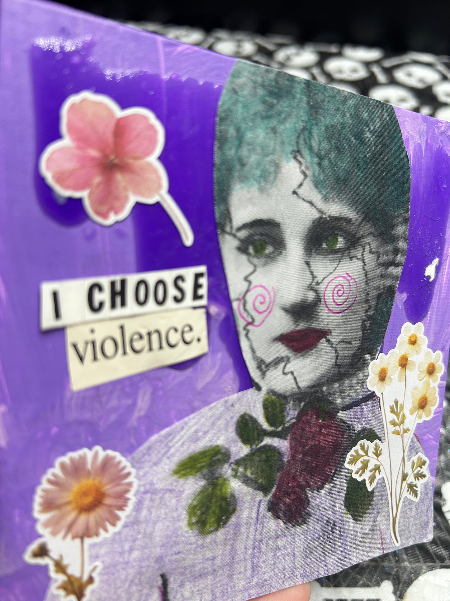 I choose violence {Original Collage}