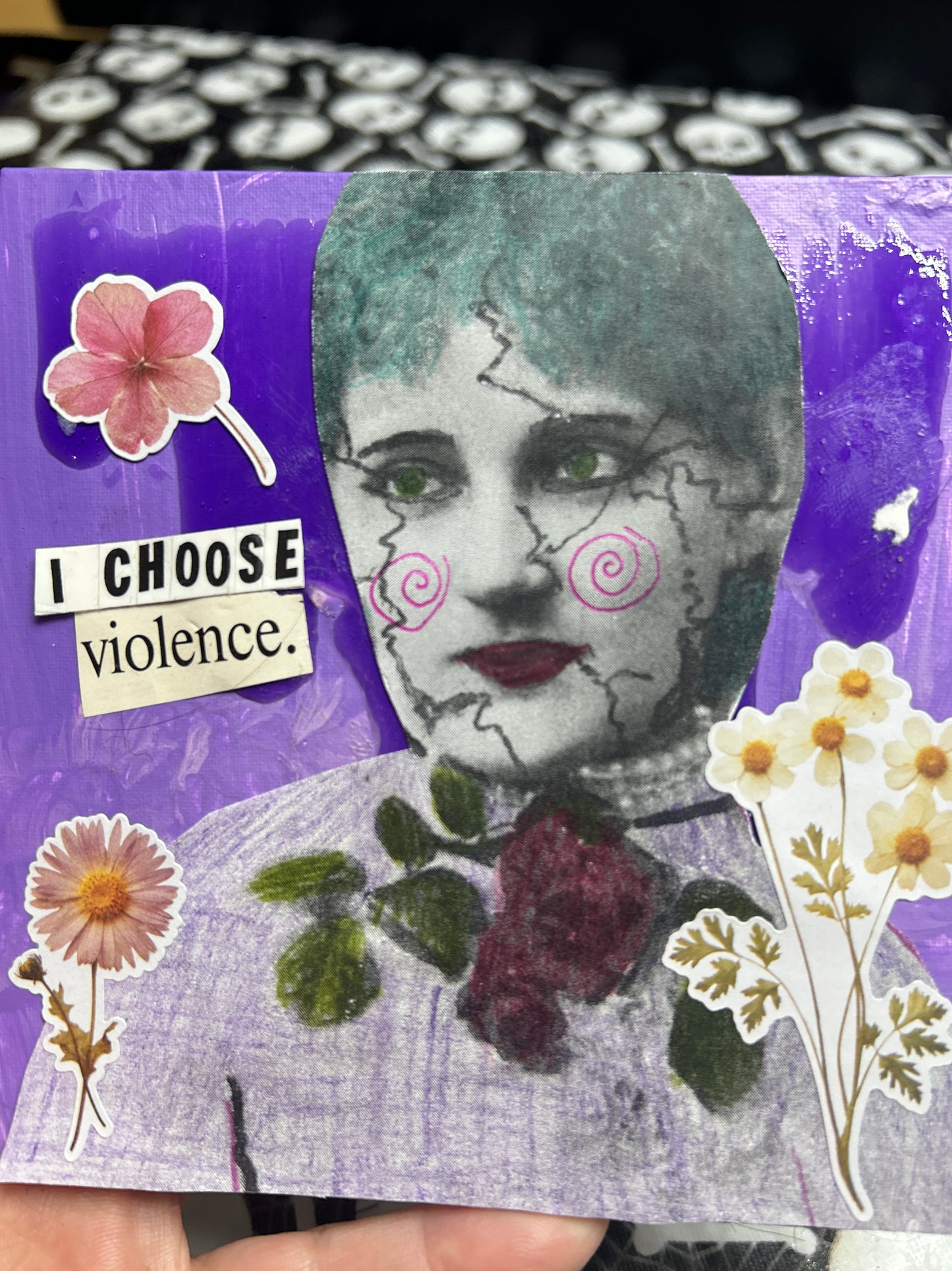 I choose violence {Original Collage}