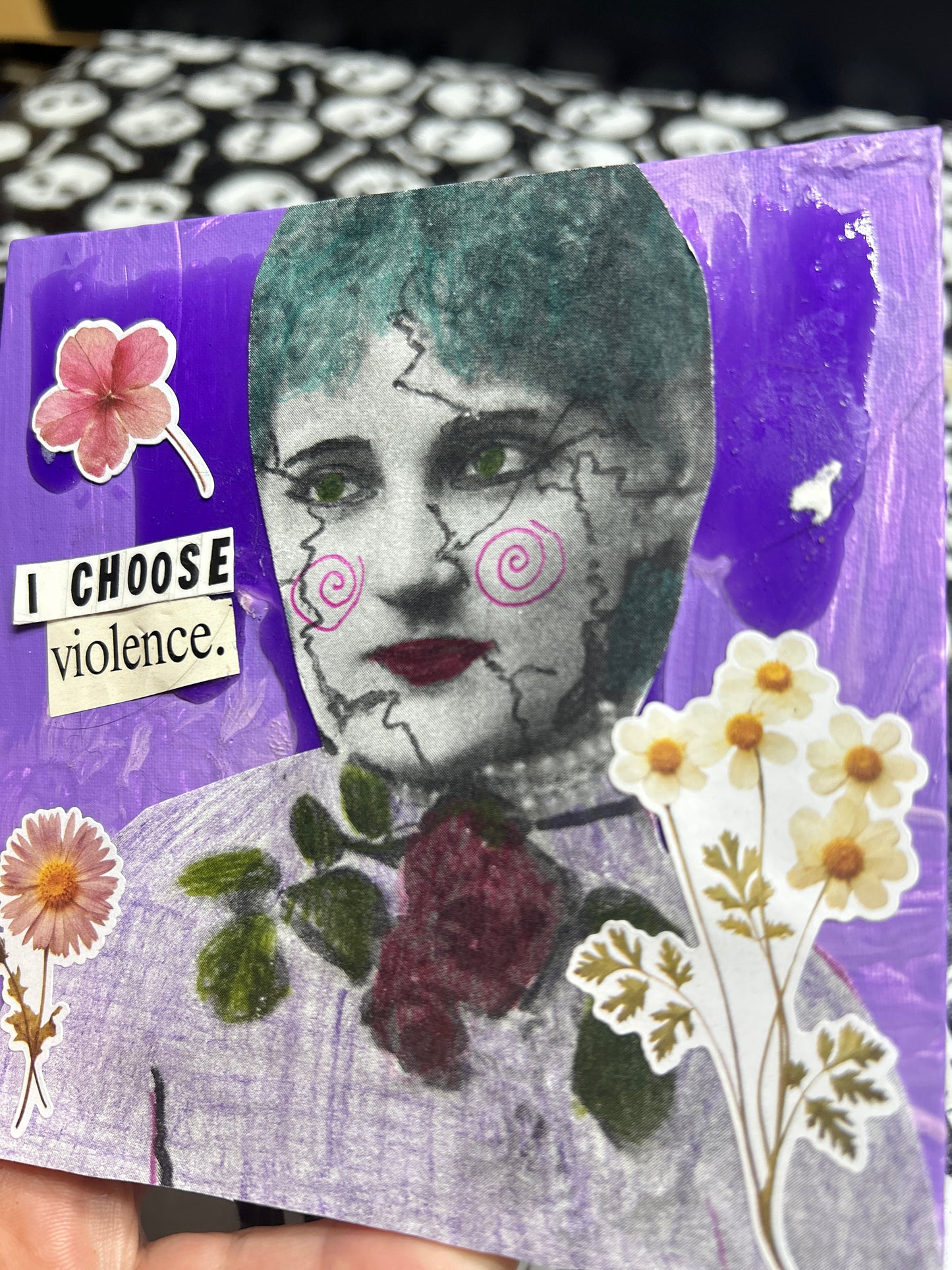 I choose violence {Original Collage}