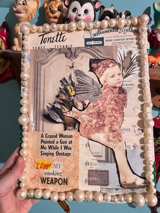 Smoking Weapon   {Original Collage}