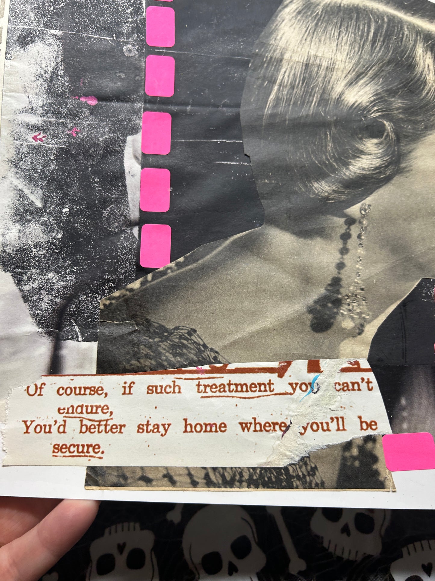 Stay Home {Original Collage}