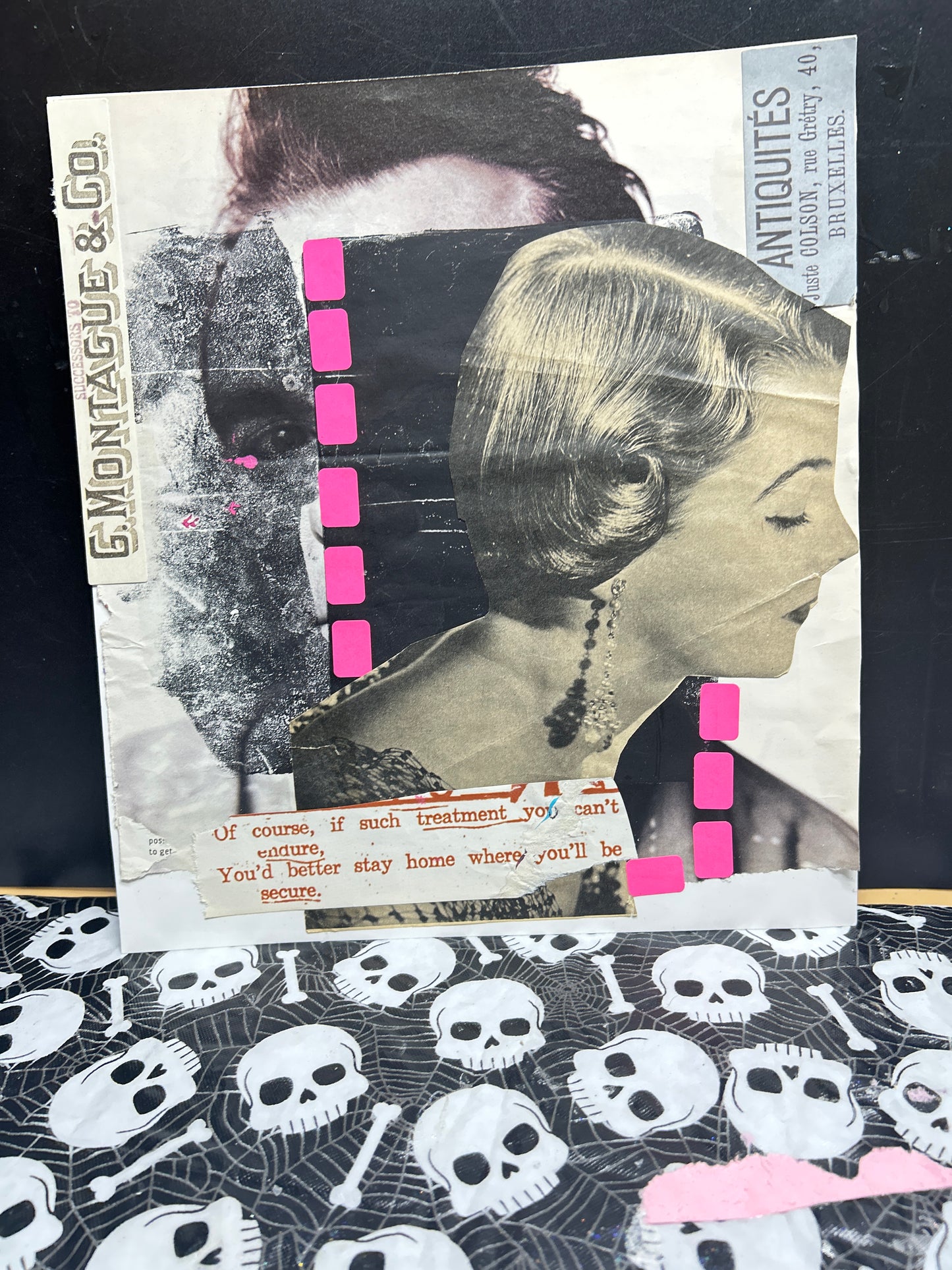 Stay Home {Original Collage}