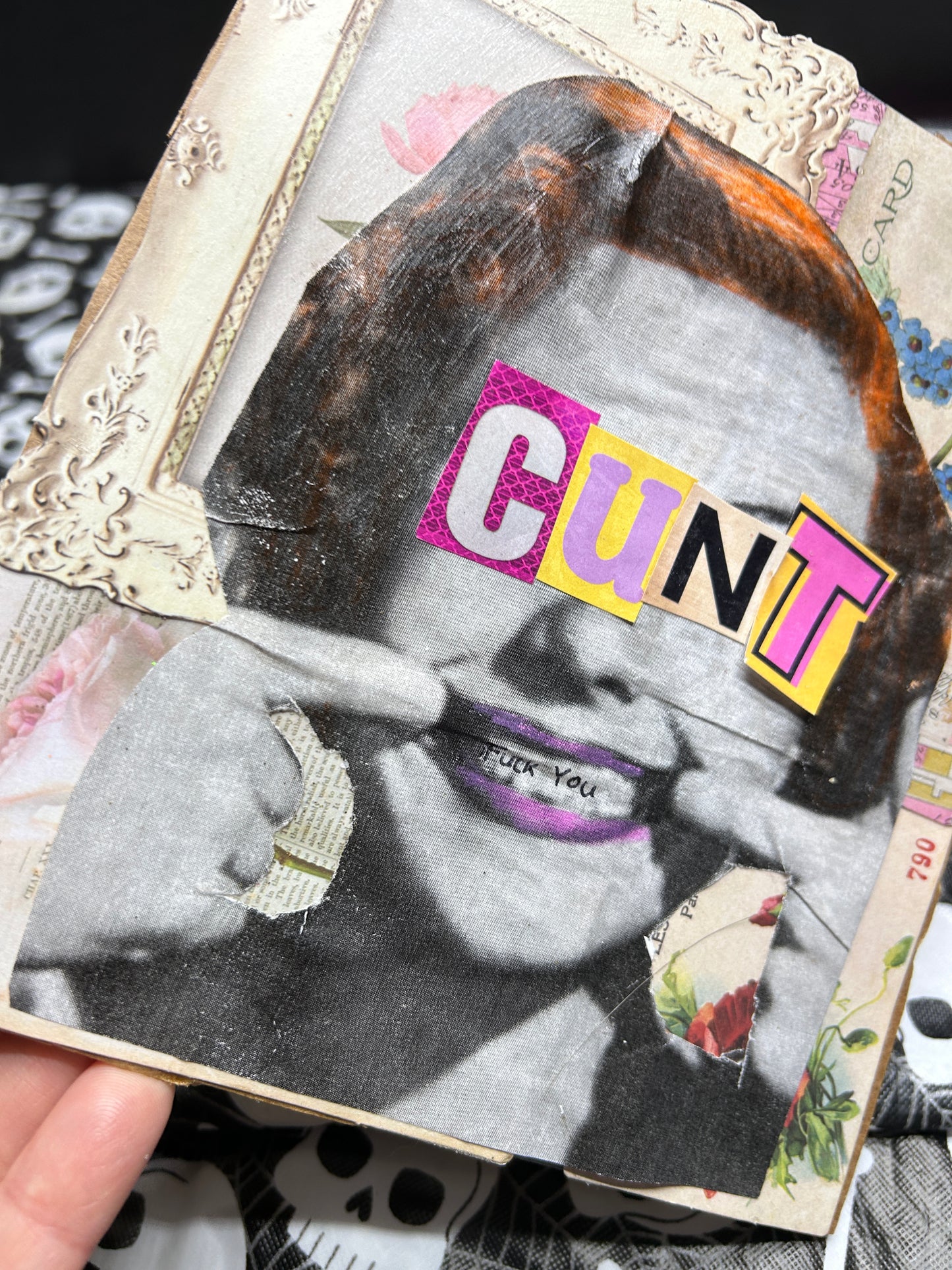 FU CUNT.{Original Collage}