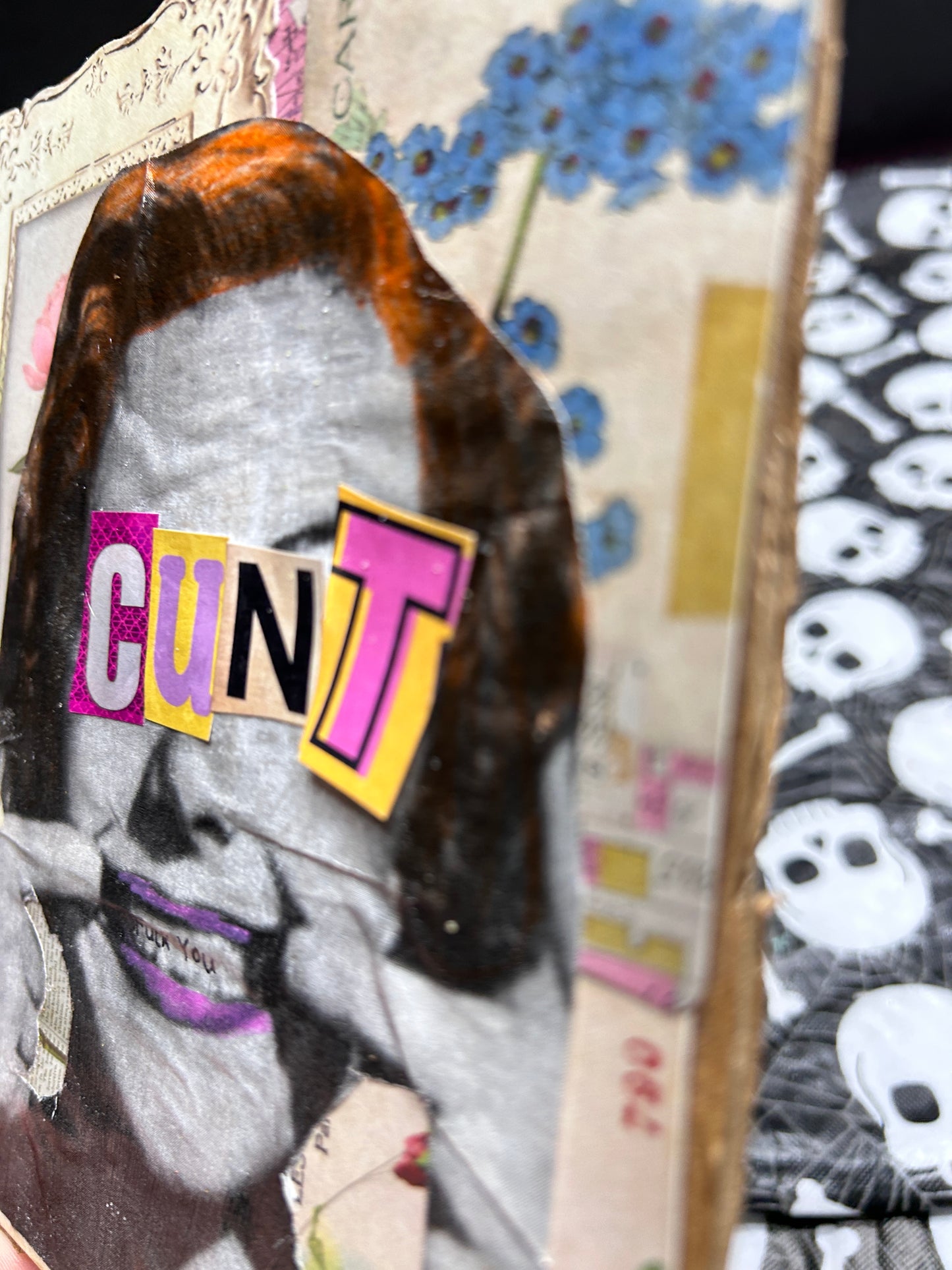 FU CUNT.{Original Collage}