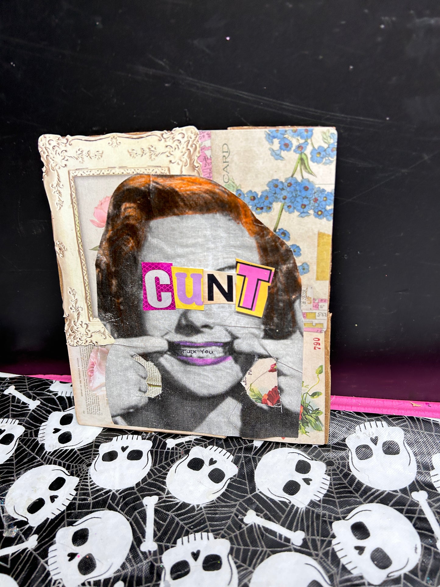 FU CUNT.{Original Collage}