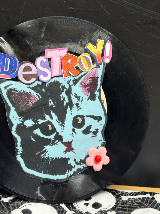 Destroy Kitten {Original Collage}