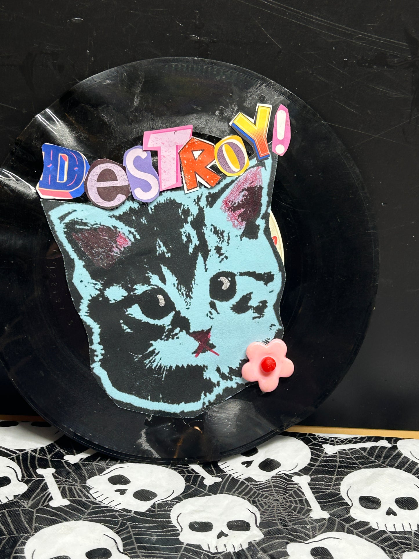 Destroy Kitten {Original Collage}