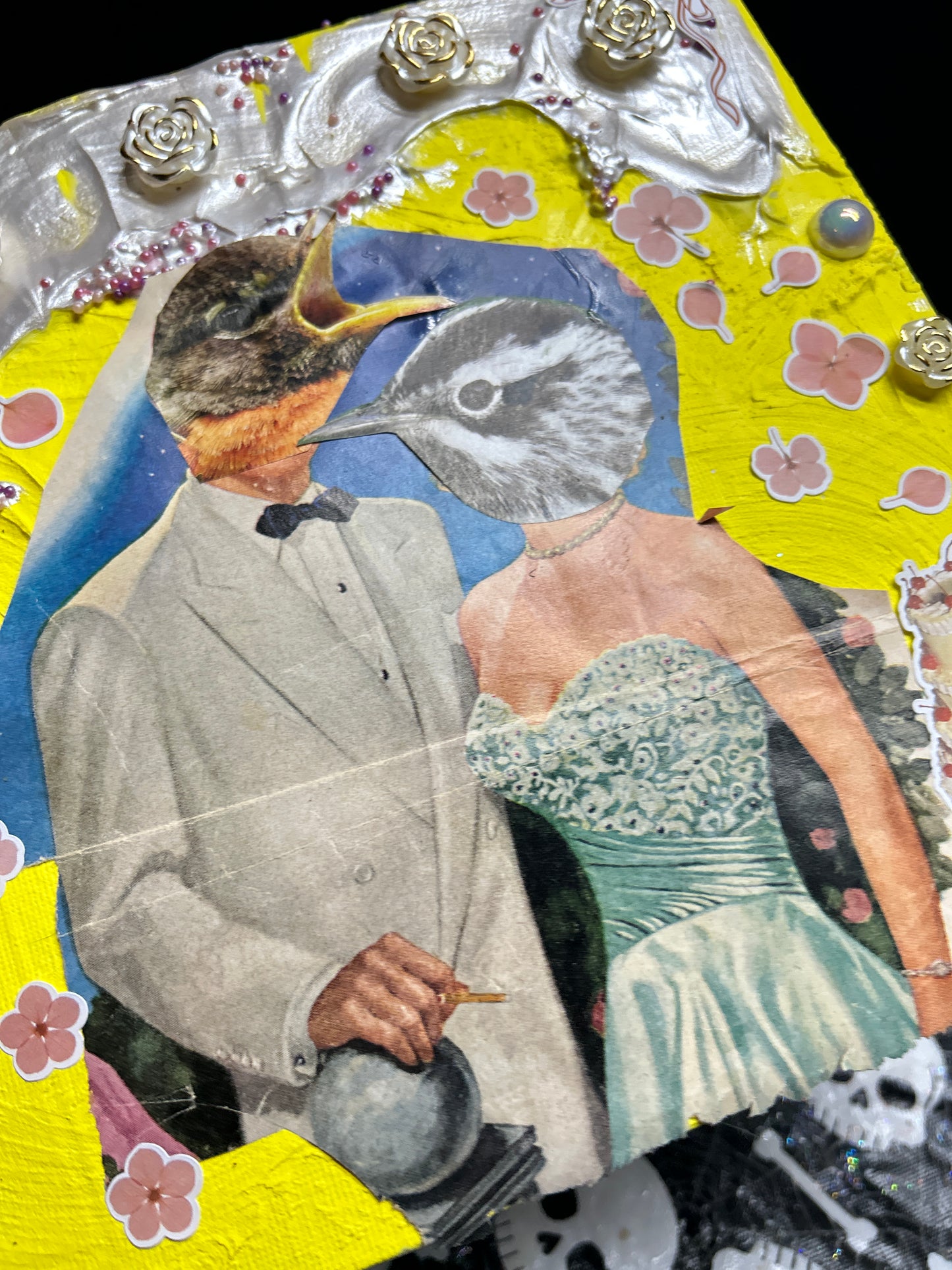 It's A Nice Day For A Brd Wedding {Original Collage}