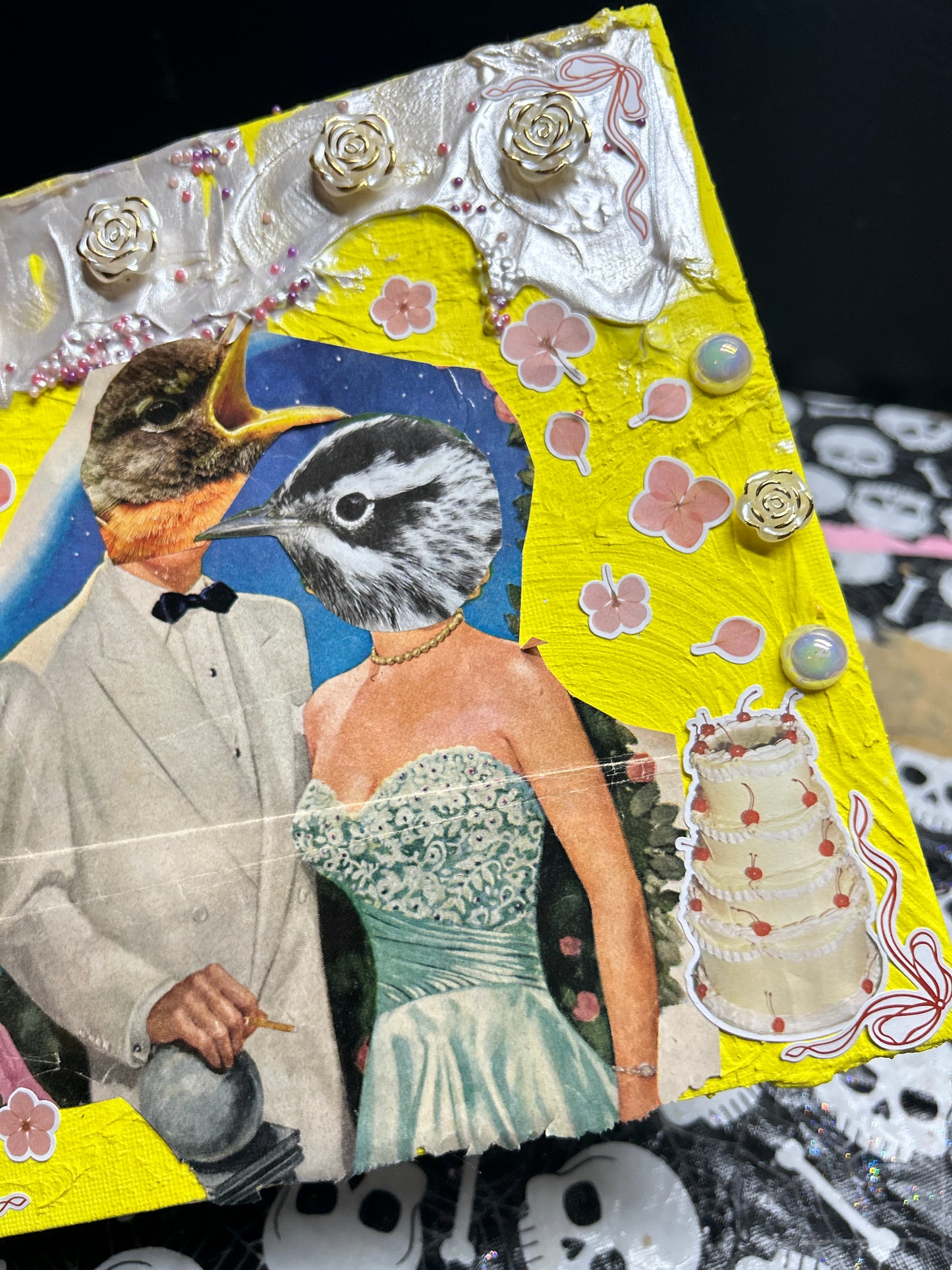 It's A Nice Day For A Brd Wedding {Original Collage}