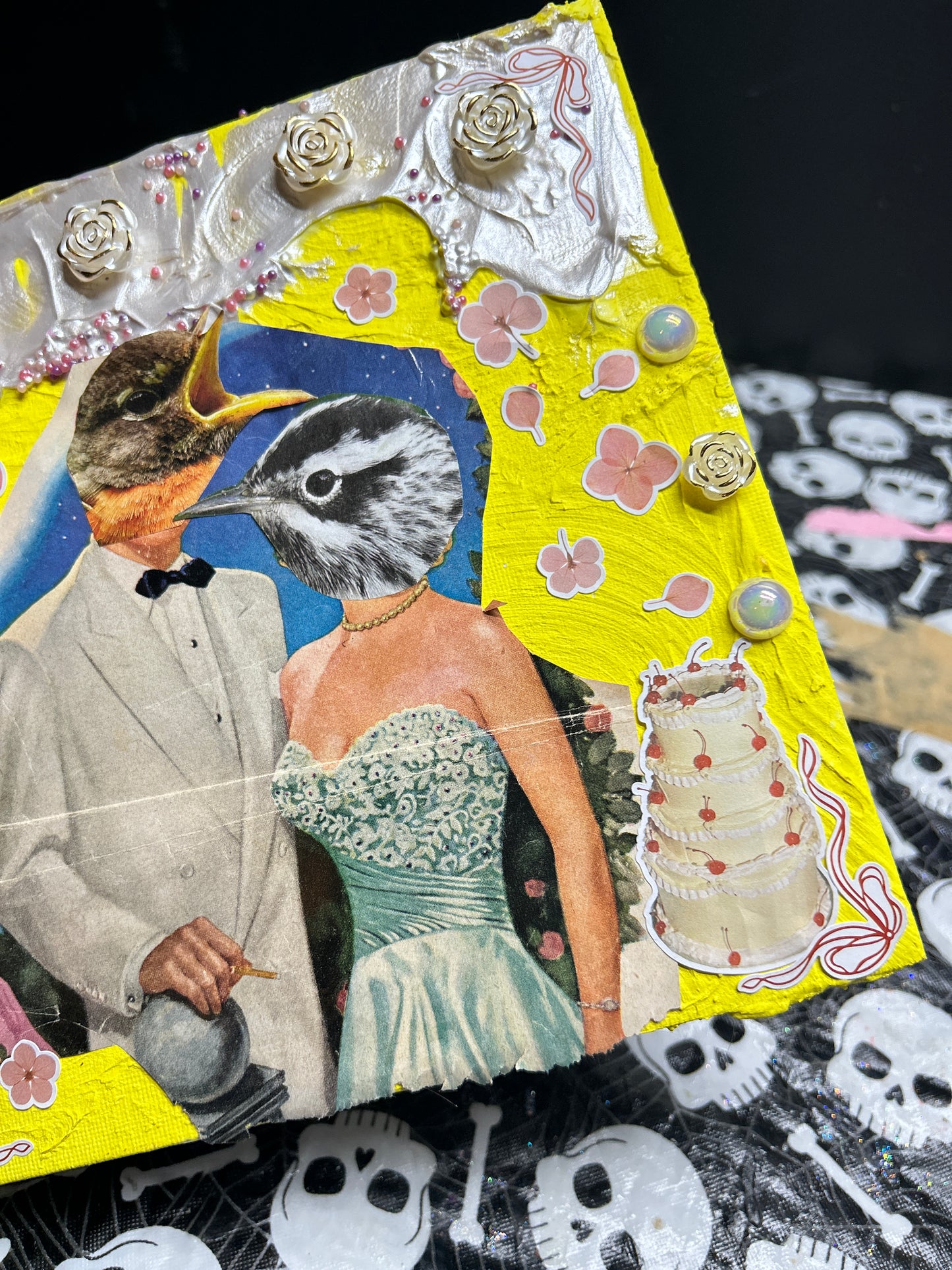 It's A Nice Day For A Brd Wedding {Original Collage}