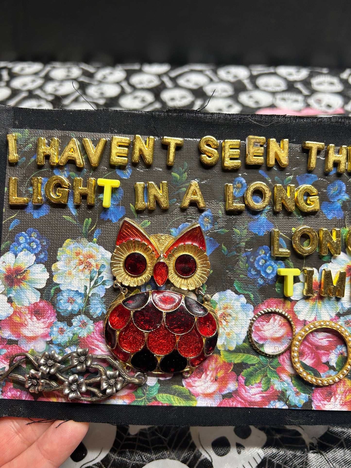 I Haven't Seen The Light In A Long Long Time {Original Collage}