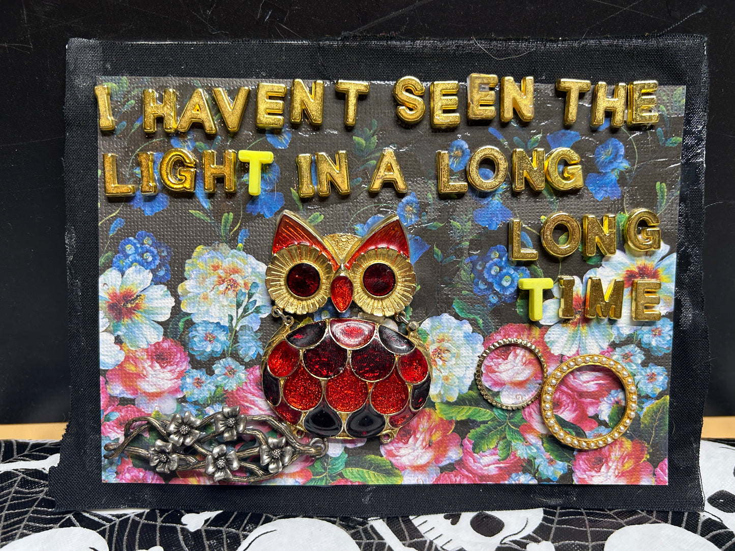 I Haven't Seen The Light In A Long Long Time {Original Collage}