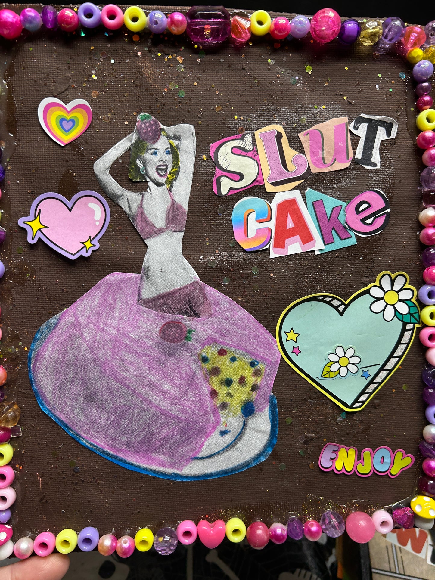 SlutCake  {Original Collage}