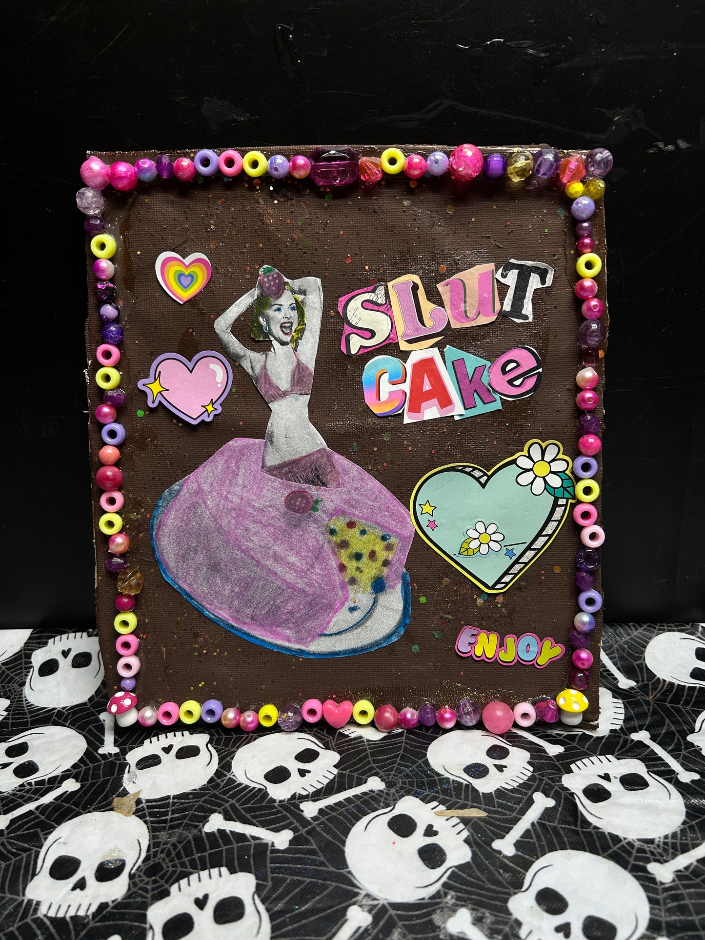 SlutCake  {Original Collage}