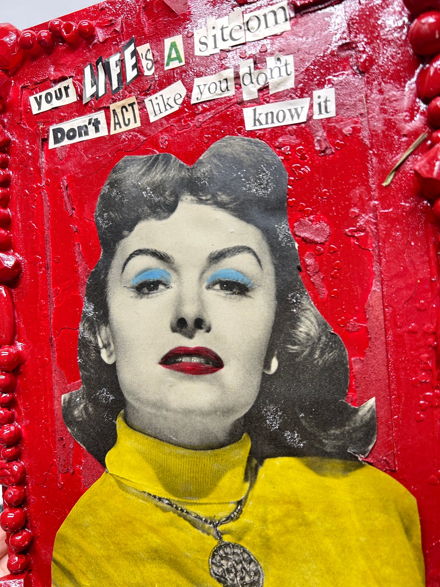 Your Life's A Sitcom {Original Collage}