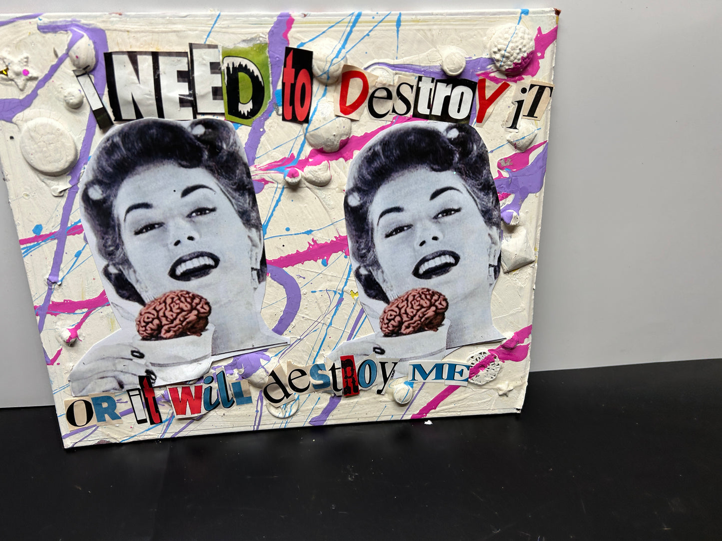 "Destroy It"  {Original Collage}