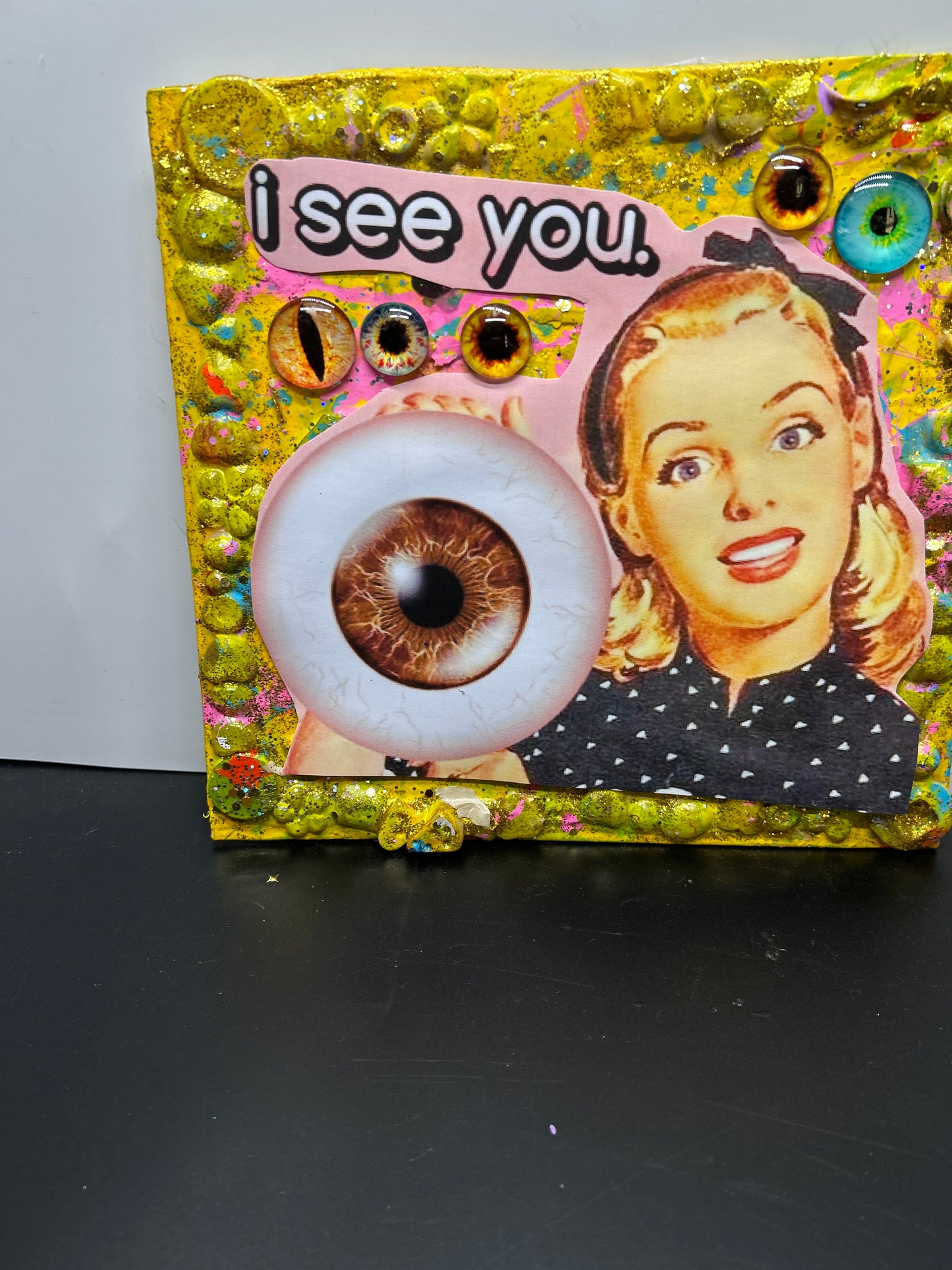 "I see you"  {Original Collage} (Copy)