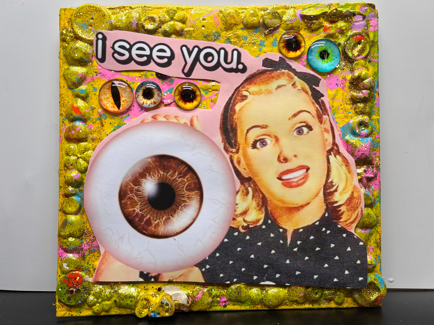 "I see you"  {Original Collage} (Copy)