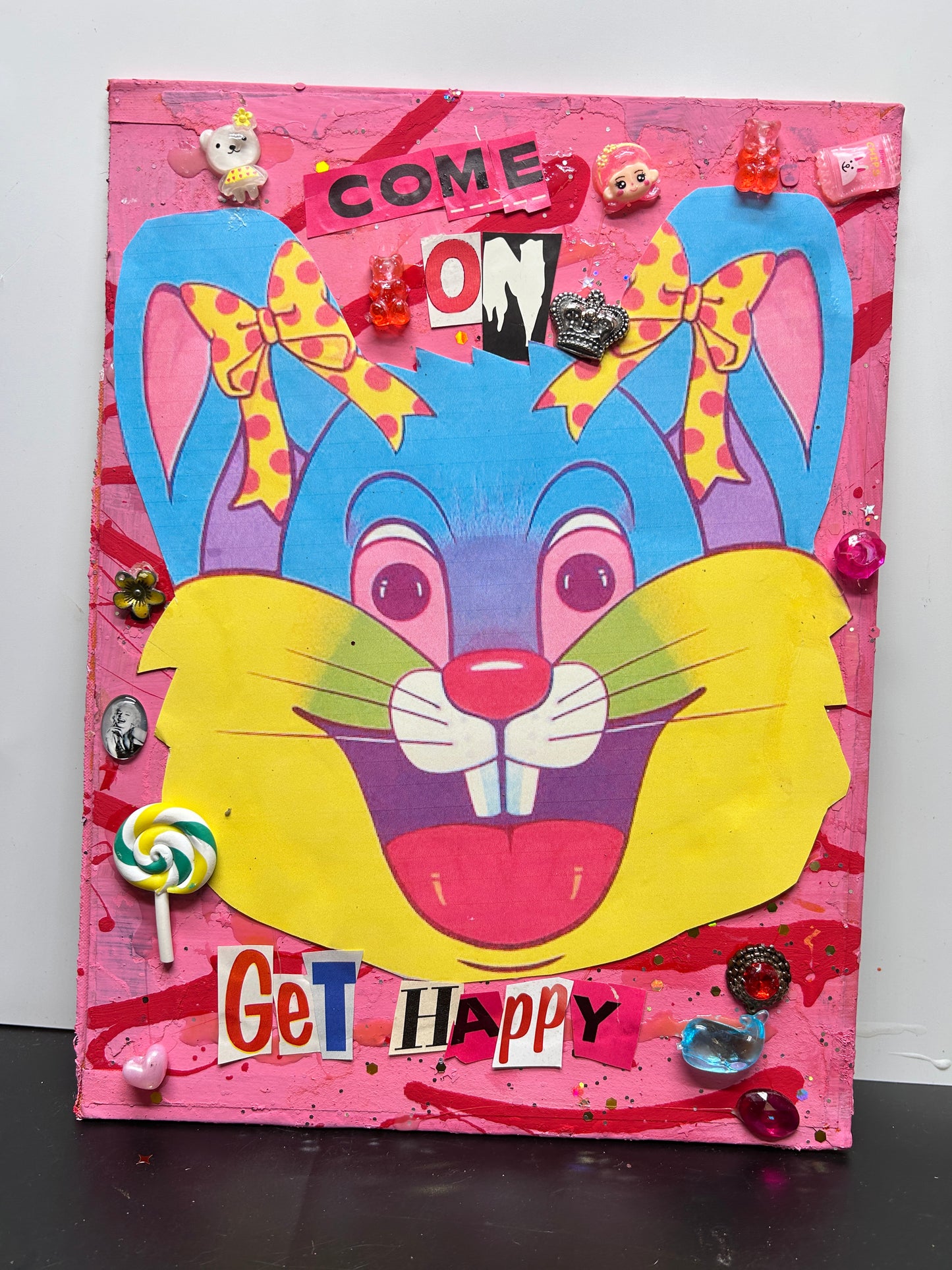 "Get Happy"  {Original Collage}