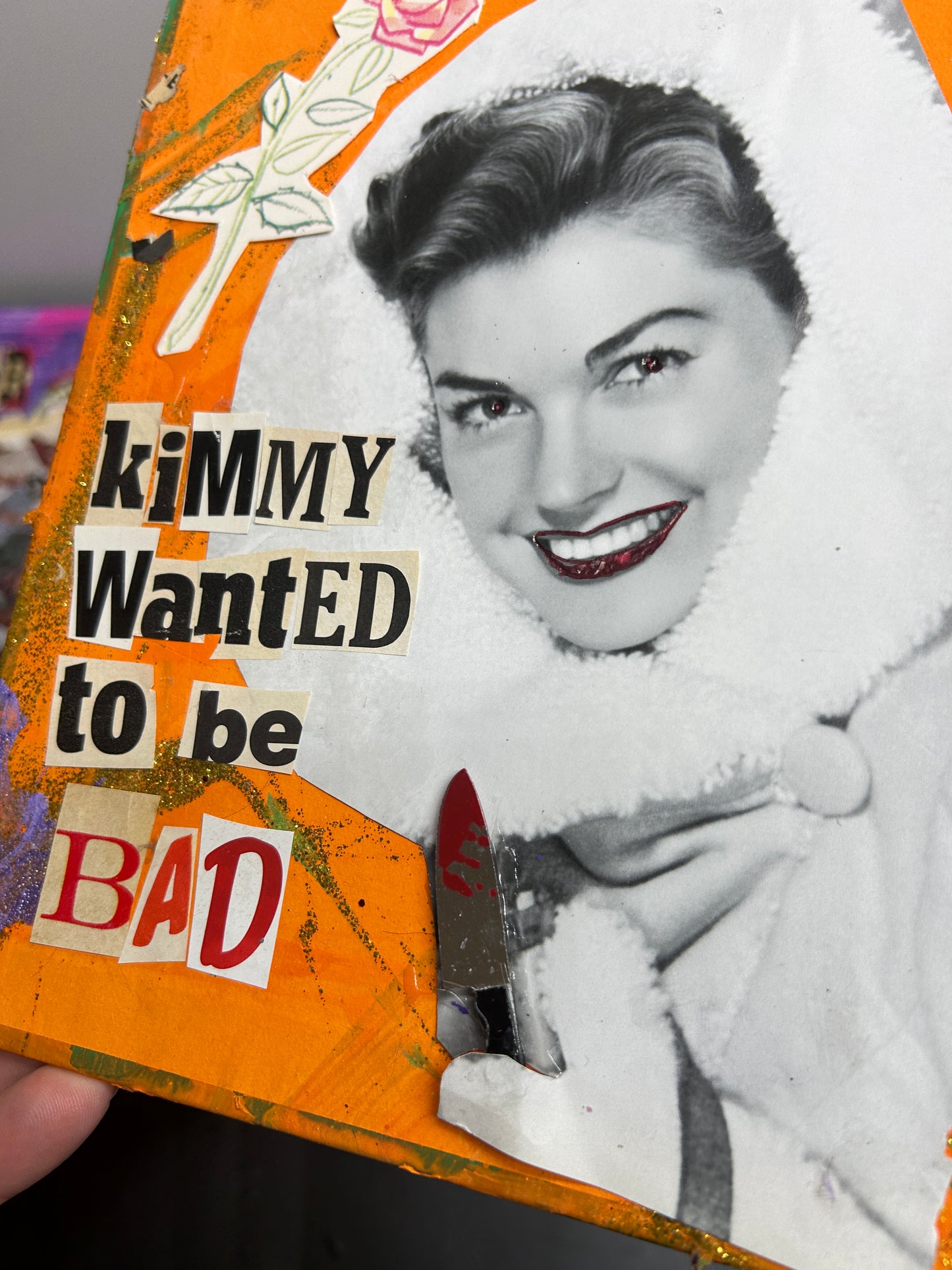 "Kimmy"  {Original Collage}