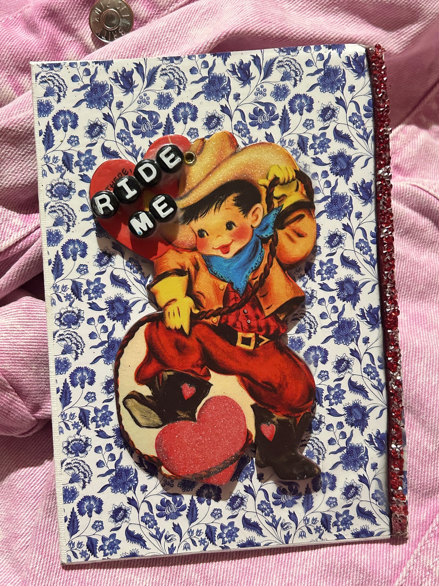 Ride Me valentine {Original Collage}