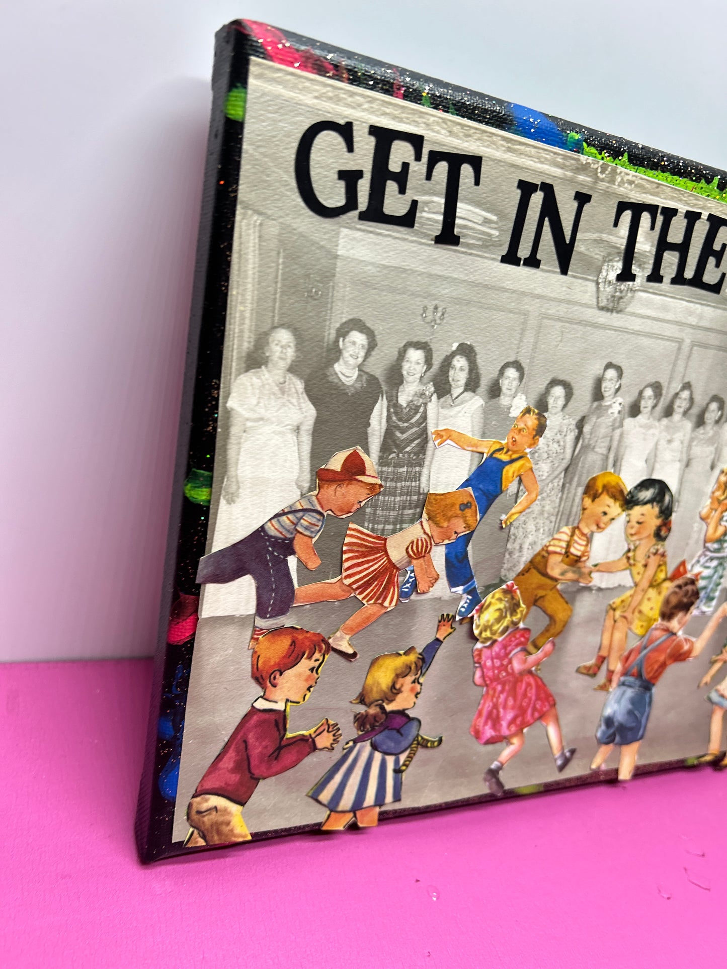 Get In The Pit {Original Collage}