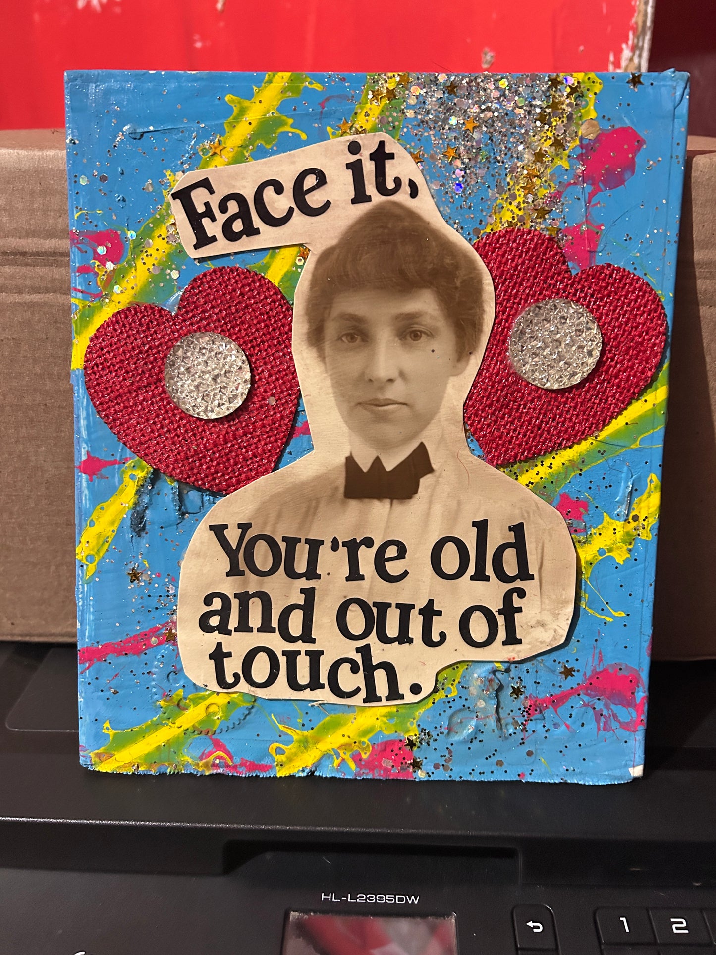 Face It {Original Collage}