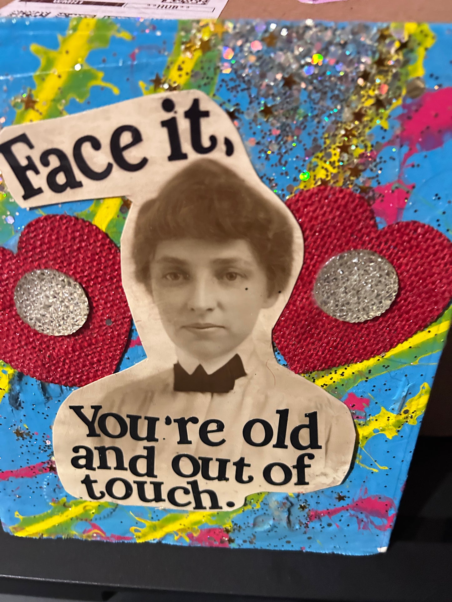 Face It {Original Collage}