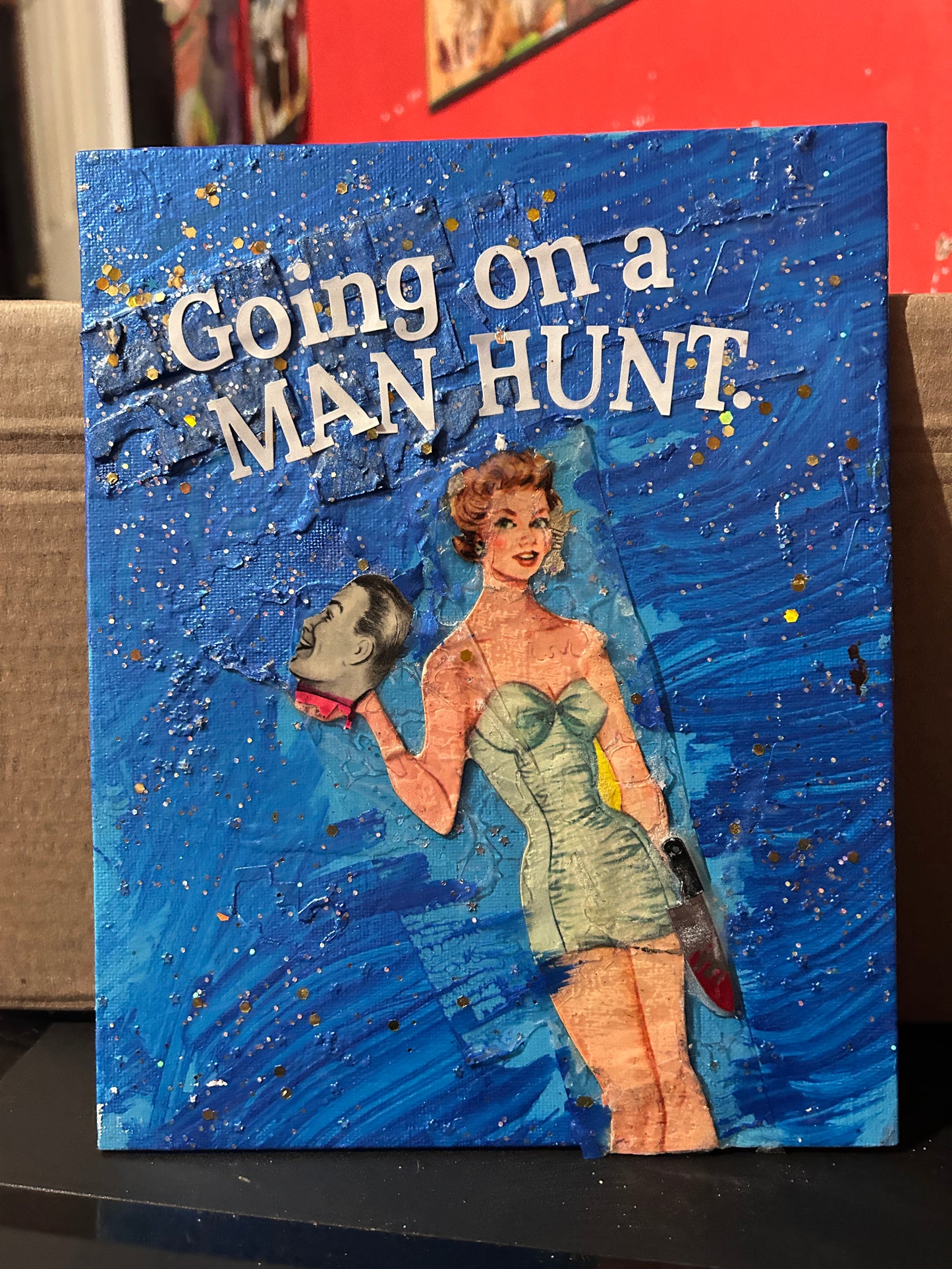 Man Hunt {Original Collage}