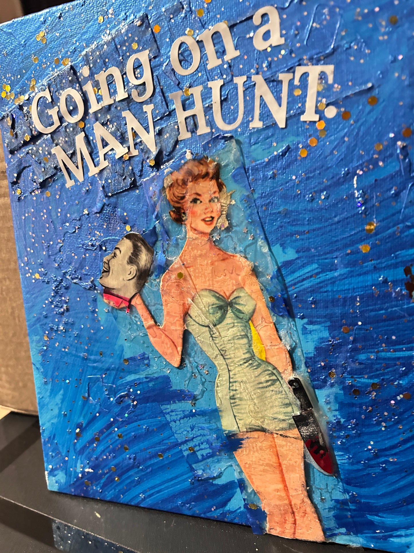 Man Hunt {Original Collage}