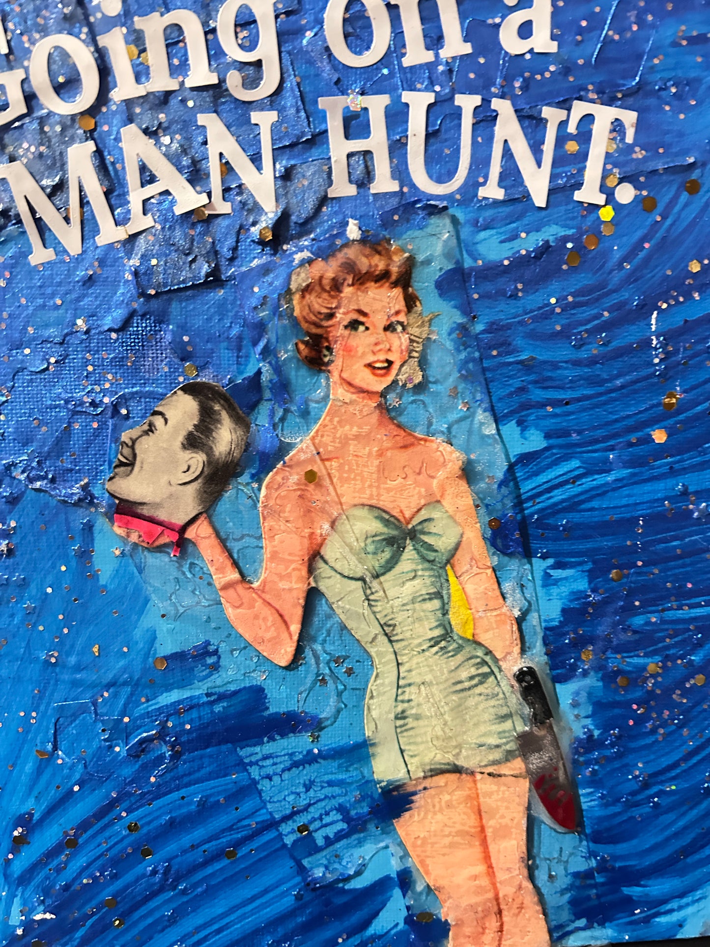 Man Hunt {Original Collage}