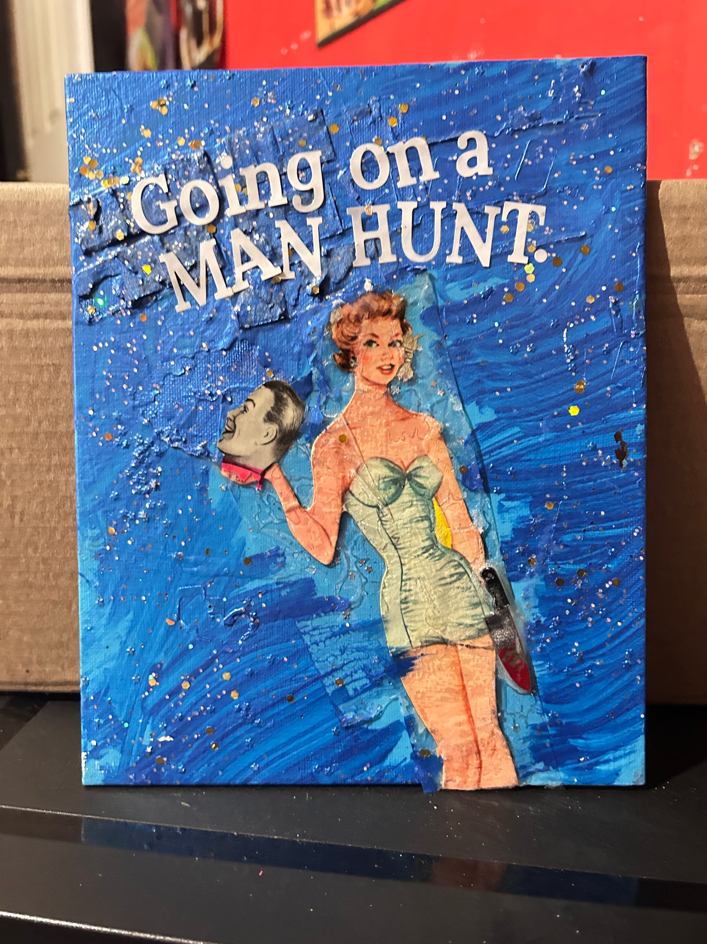Man Hunt {Original Collage}