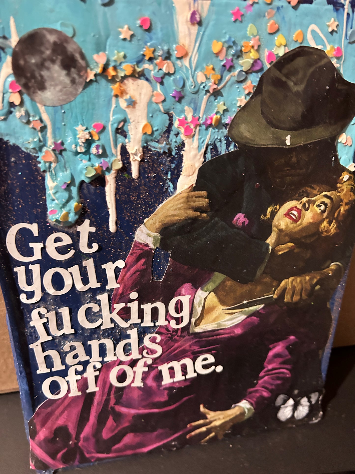 Get Your Hands Off Of Me {Original Collage}