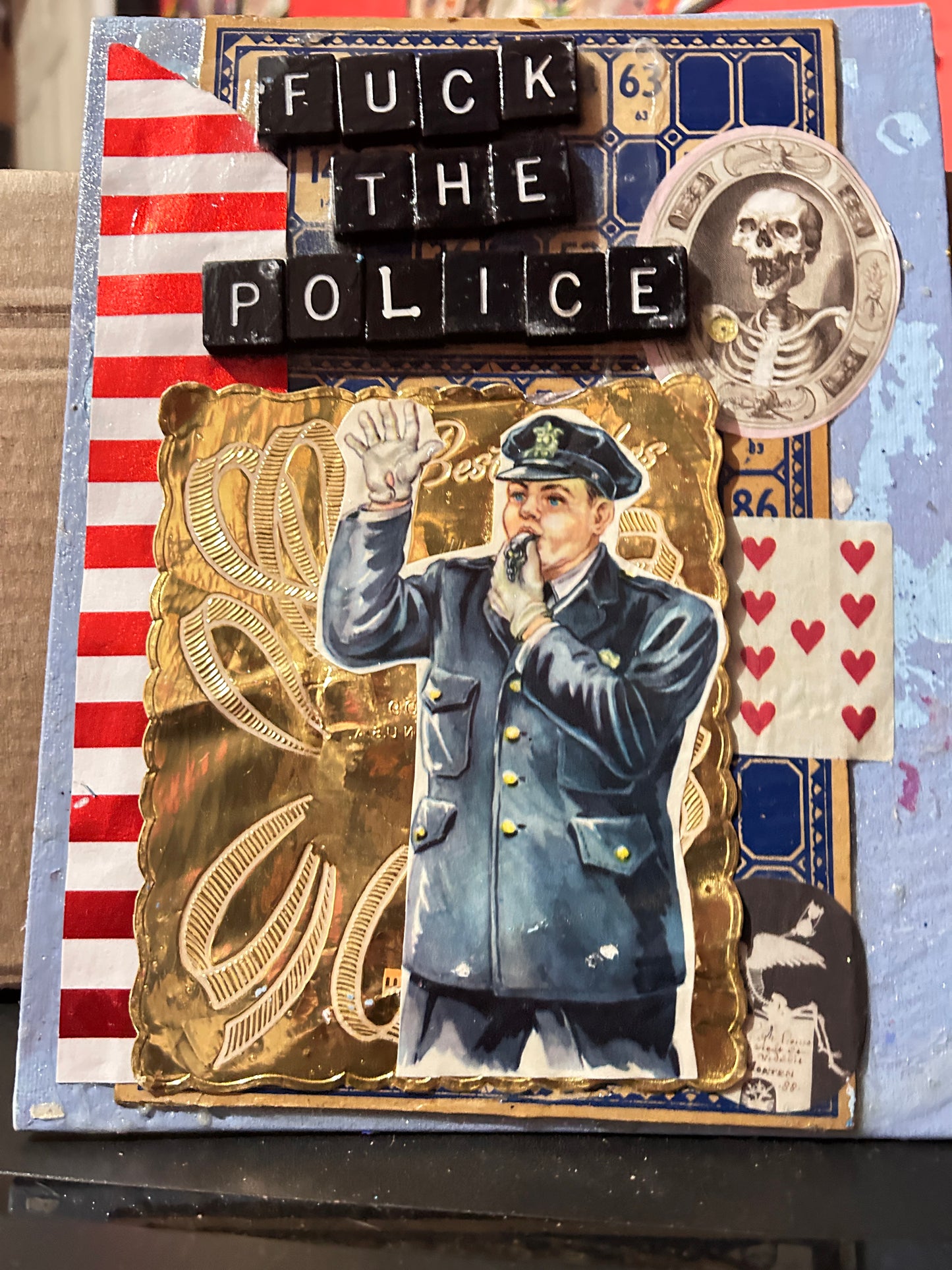 Fuck The Police  {Original Collage}