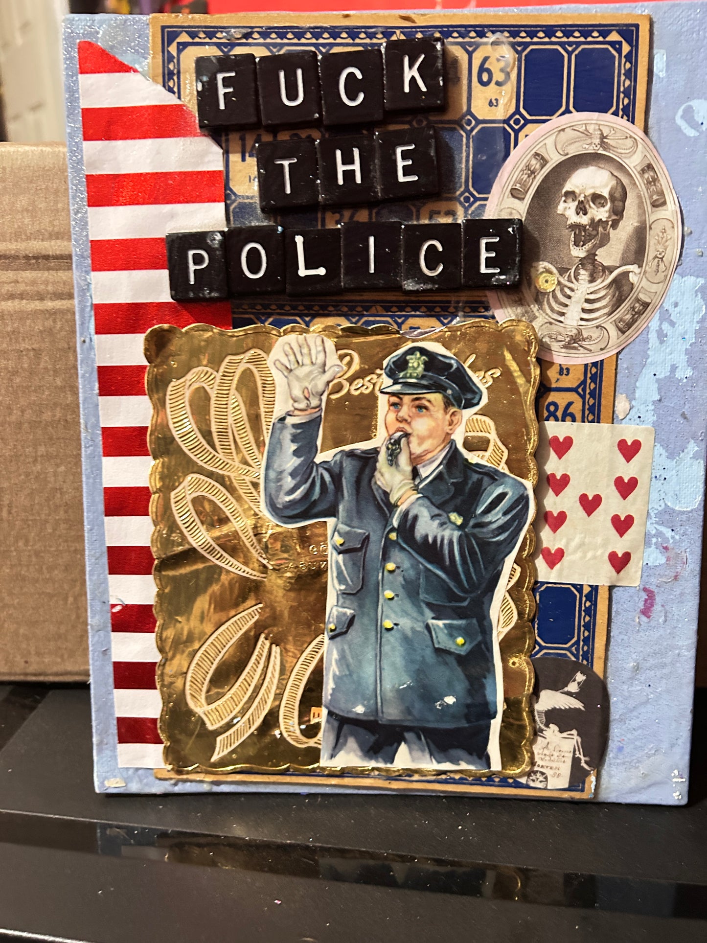 Fuck The Police  {Original Collage}
