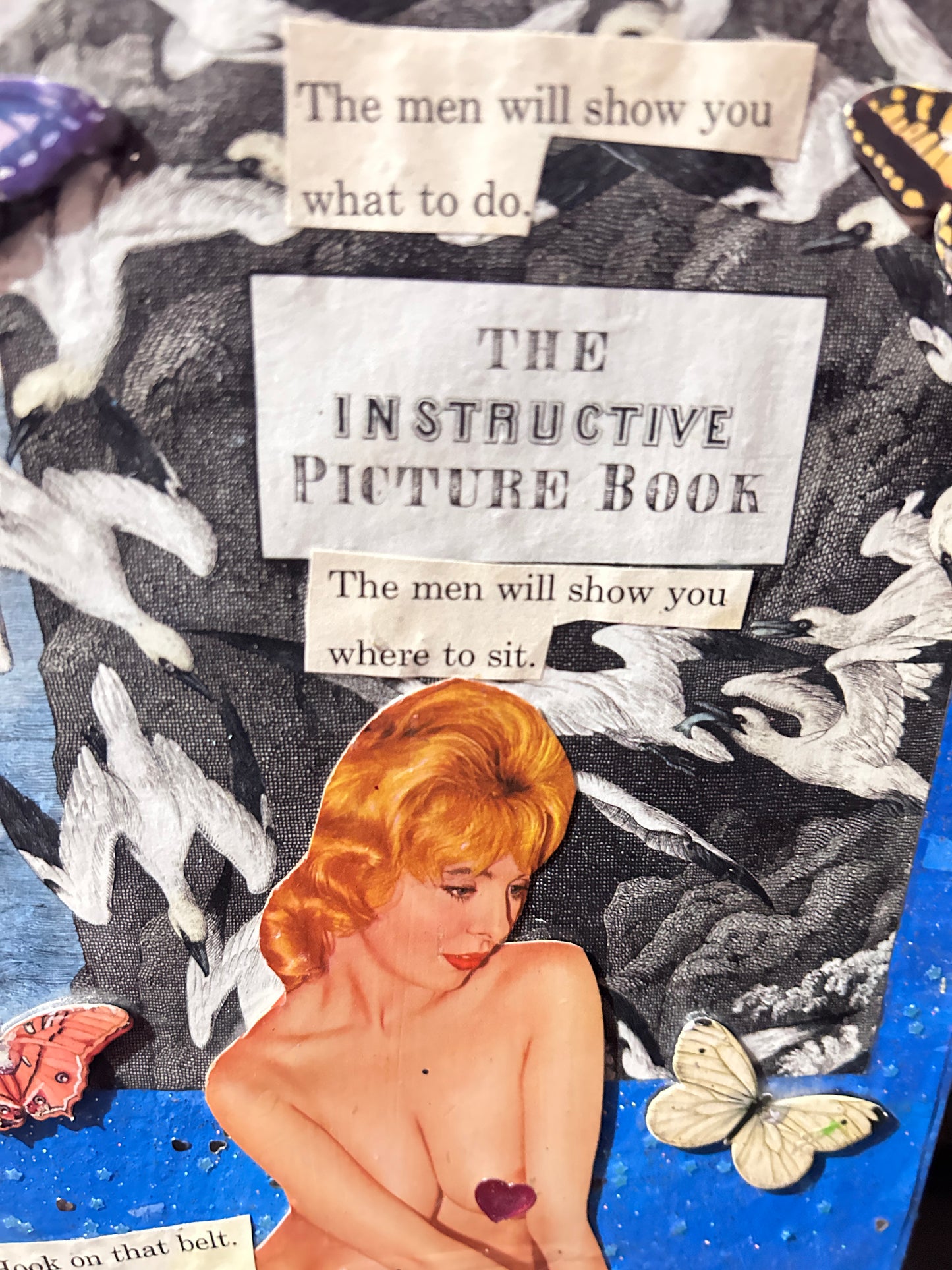 Men Will Show You What To Do {Original Collage}