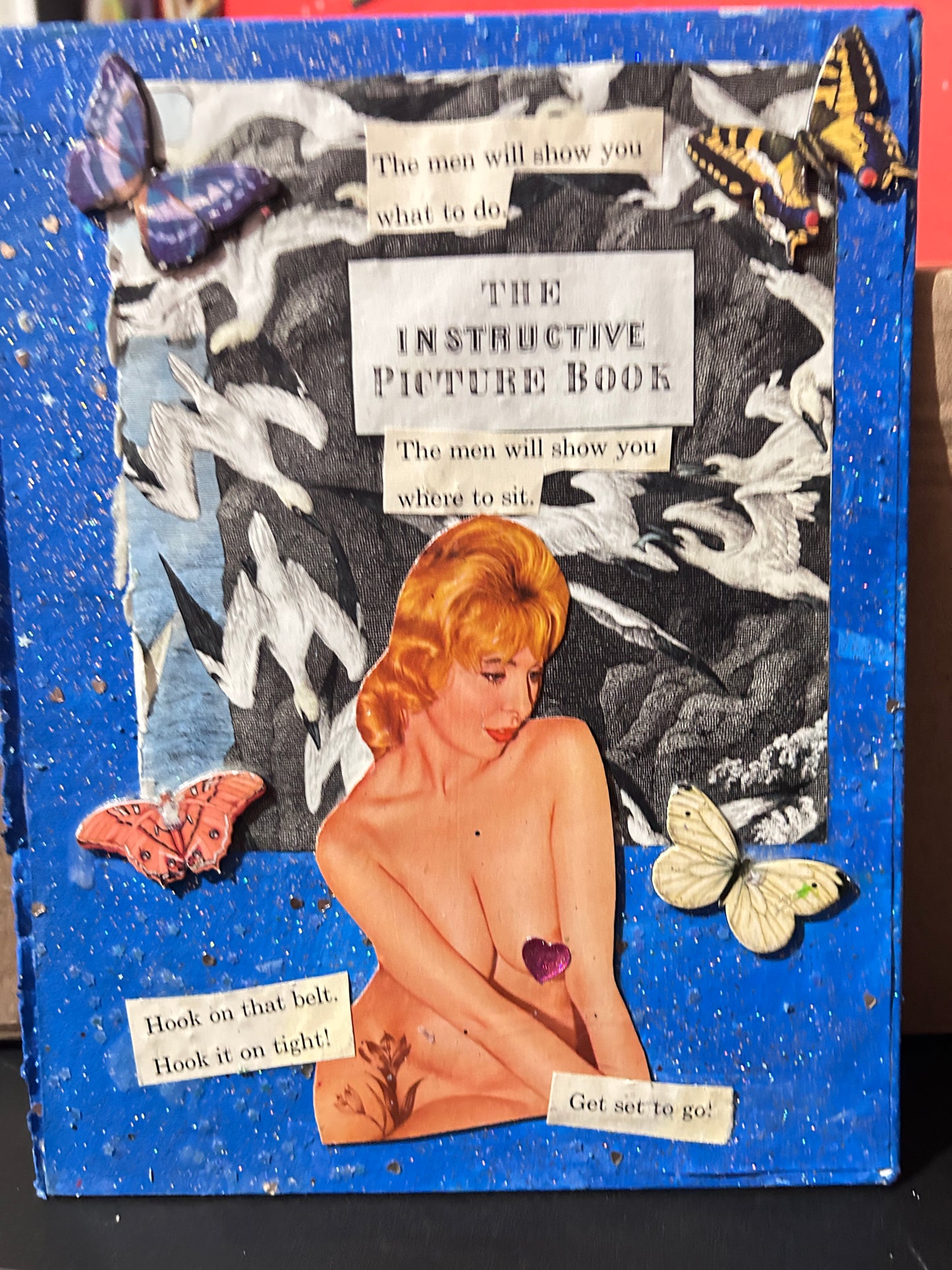 Men Will Show You What To Do {Original Collage}