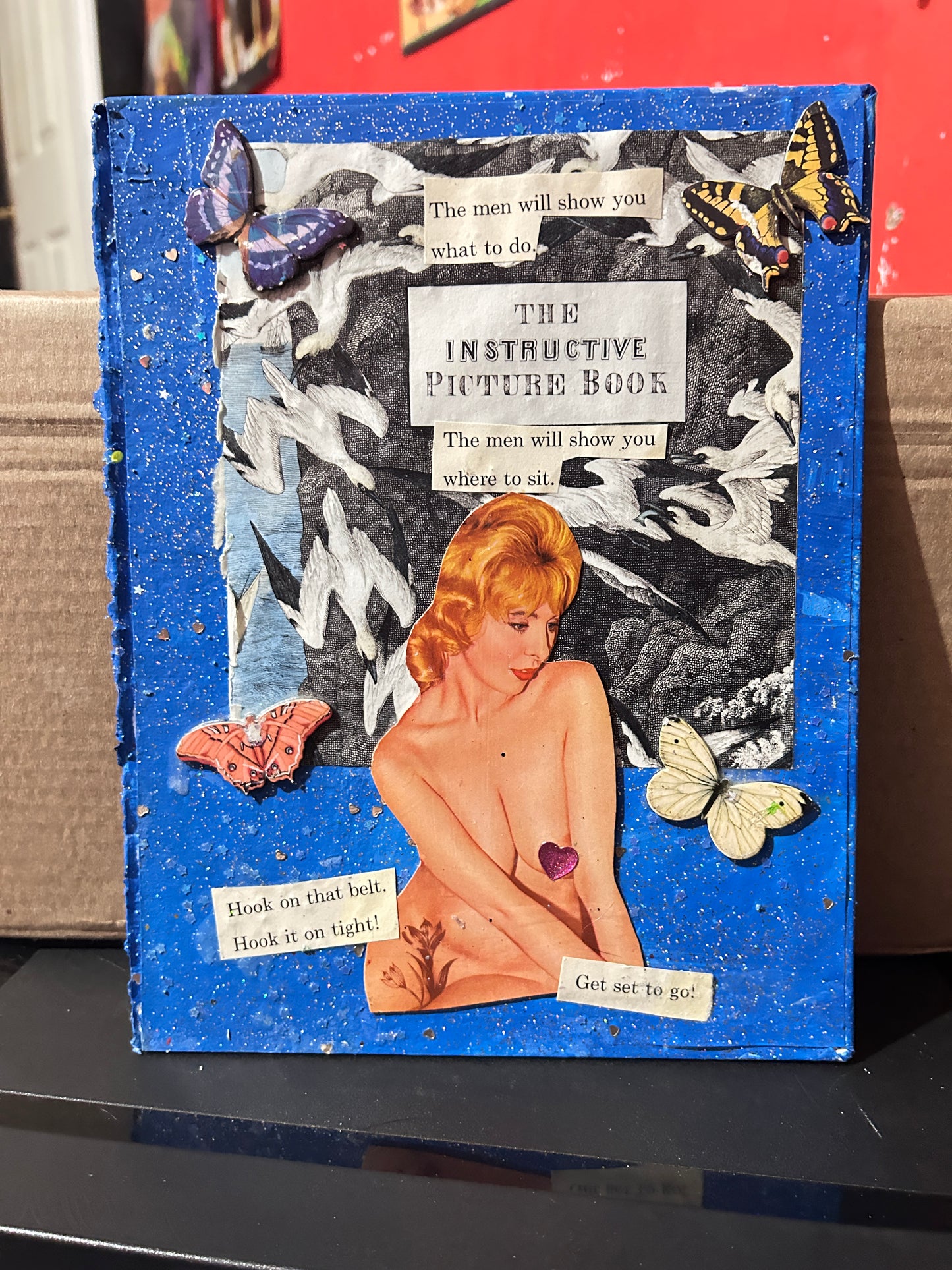 Men Will Show You What To Do {Original Collage}