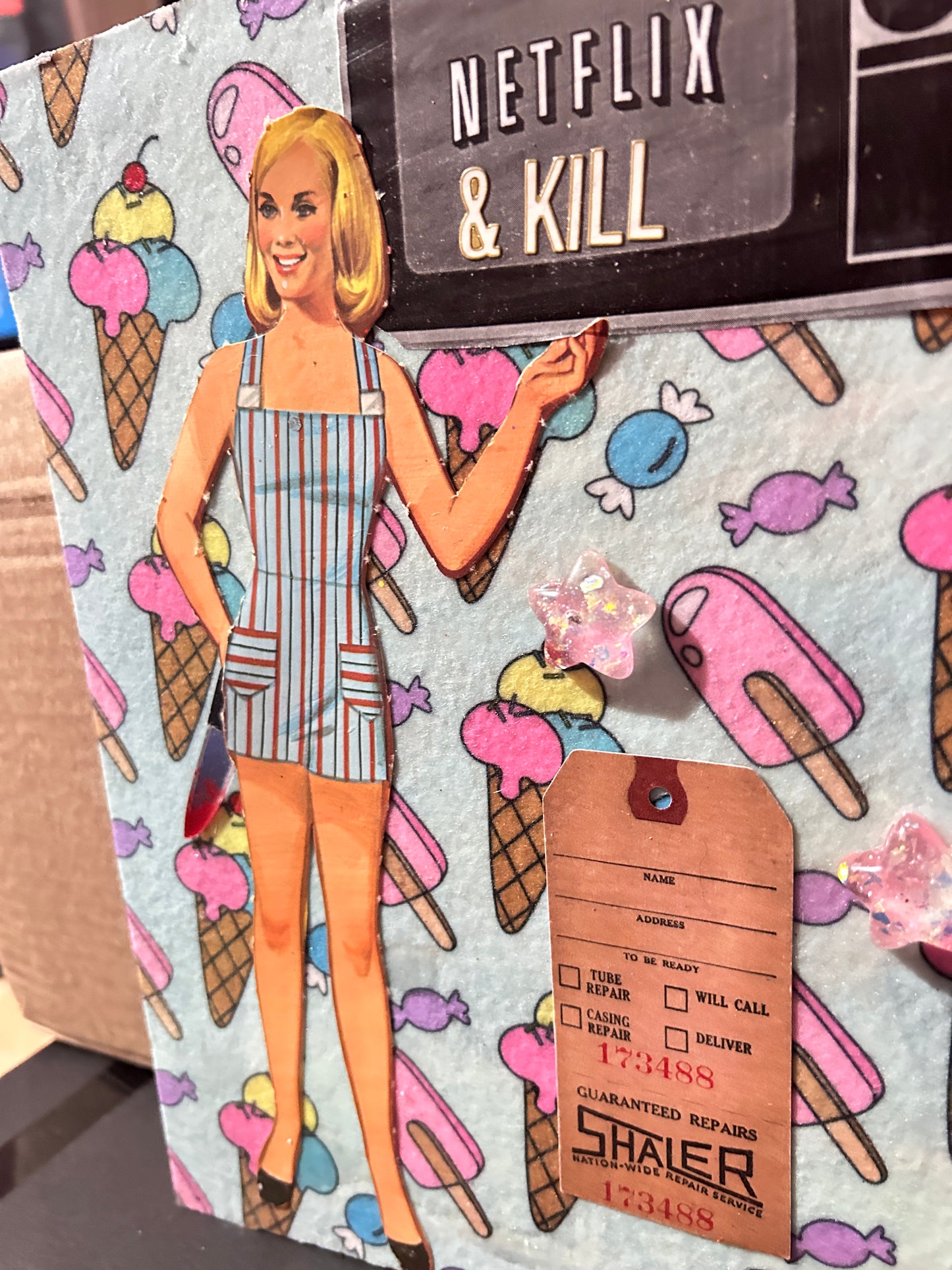 Netflix & Kill {Original Collage}