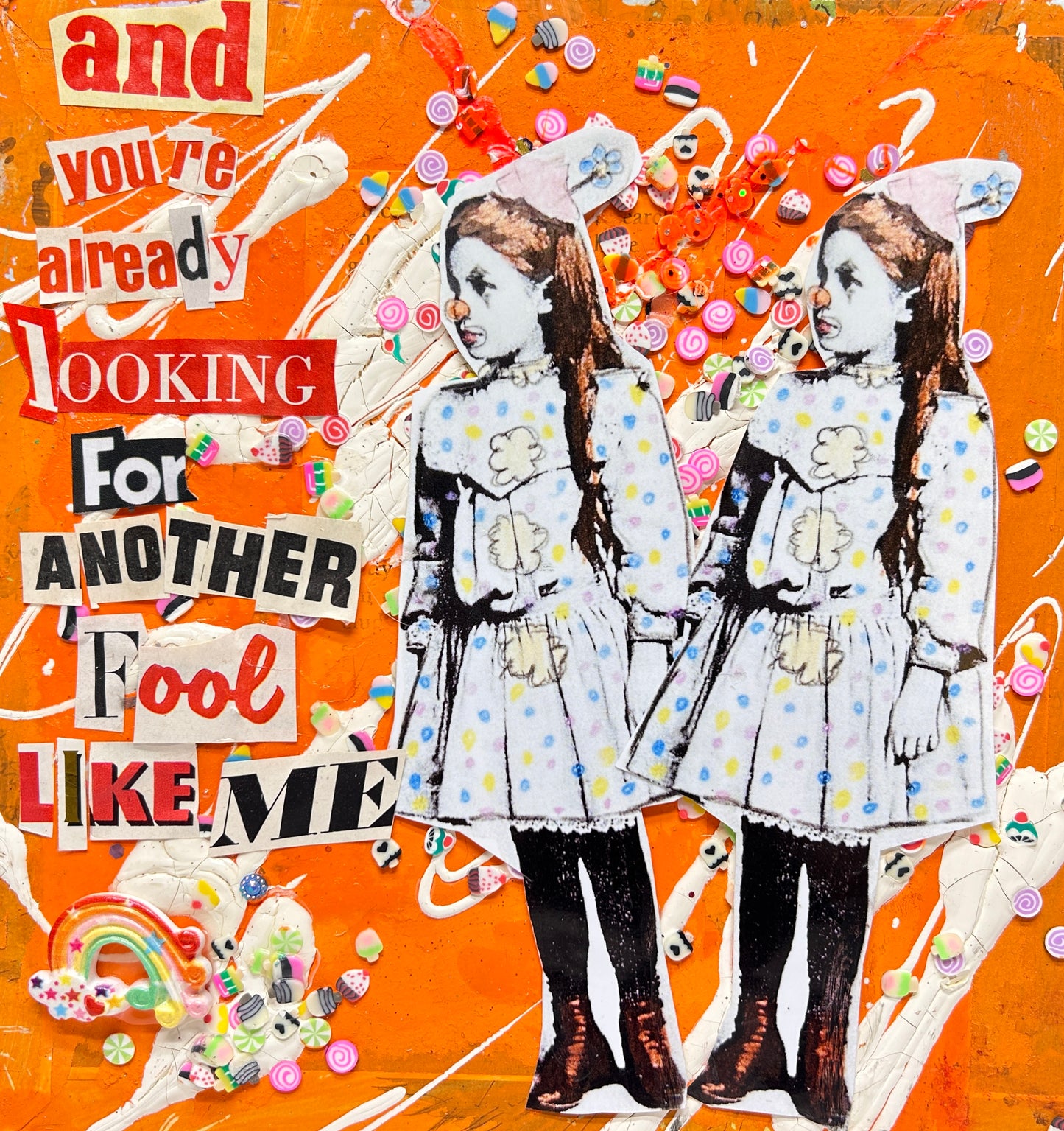 Another Fool {Original Collage}