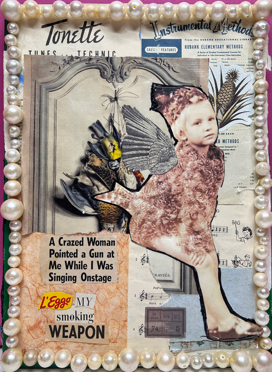 Smoking Weapon   {Original Collage}
