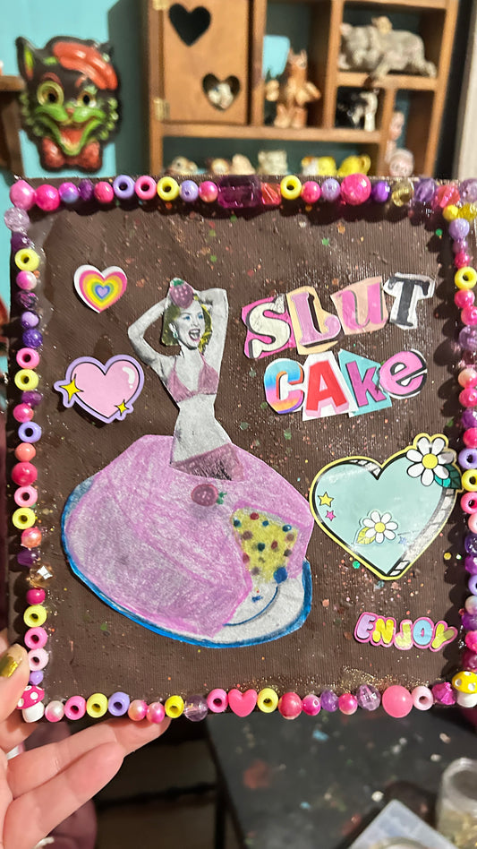 SlutCake  {Original Collage}