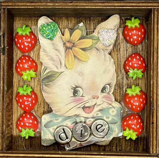 DIE Bunny {Original Collage}