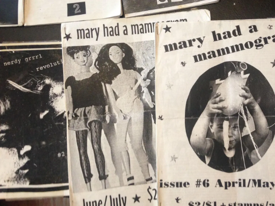 Riot Grrrl Nostalgia zine grab bag #NINETEEN