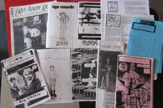 Riot Grrrl Nostalgia zine grab bag SEVEN